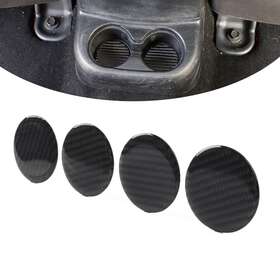 Kabusikikaisya-kawausa 750000749989 4 Pcs Interior Water Cup Holder Mat Cover Trim Fit Jeep Wrangler Jk 2007-2017 Us