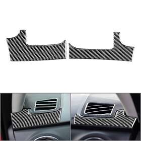 Kabusikikaisya-kawausa 880000835143 Dashboard Air Outlet Cover Trim Fit Toyota Tundra 2014-21 Lhd Carbon Fiber Black