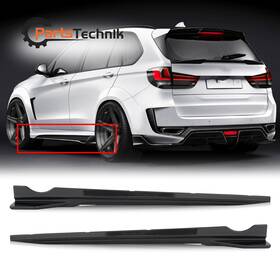 1kpbw1215027 Karpal For 2019-2024 Bmw G05 X5 M Sport Carbon Fiber Look Side Skirts Extension Lip