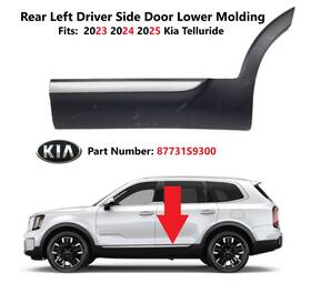 87731s9300 Kia Genuine Oem 2023-2025 Telluride Rear Left Door Lower Molding