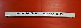 7708266 Land Rover 2010 - 2013 Range Sport Liftgate Hatch Lower Trim Bar Molding Fuji White