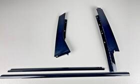 Bj32-255a80-ad Land Rover 2012-2019 Range Evoque L538 Rear Right Outer Door Window Molding Set Oem