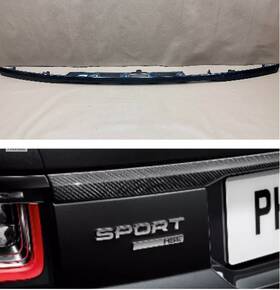 Vplwb0235 Land Rover Carbon Fibre Tailgate Trim Strip 18-22 Range Sport L494 Svr Trunk Lr098814