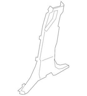 Lr082072 Landrover Genuine Land-rover Lower Center Pillar Trim
