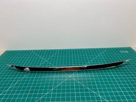 76801-33460 Lexus 13-15 Es350 Es300h Rear Trunk Chrome Molding Garnish Oem