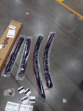 Nll-wv194252 Lightronic Used In-channel Window Visors Sun Rain Guards For 2011-2021 Jeep Grand Cherokee