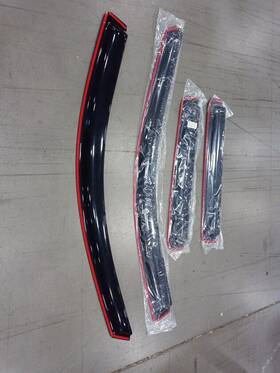 Us-wv194804 Lightronic Used In-channel Window Vent Visor For 2019-2024 Silverado/sierra 1500 Double Cab
