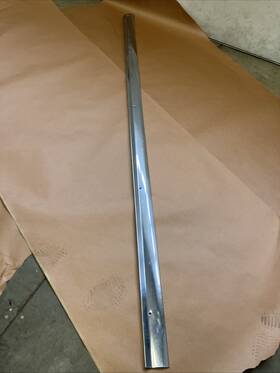 C1vb-5710177a Lincoln 61-63 Continental Lower Rocker Stainless Moulding Molding Trim