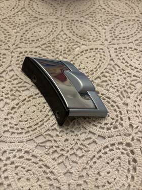 F0vb-5429426 Lincoln 1990-94 Towncar Right Rear Door Post Wheel Trim Molding Blue Used Oem