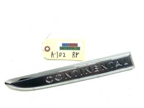 Gd9b-16178-b Lincoln 2017-2020 Continental Right Passenger Front Door Nameplate Trim Oem