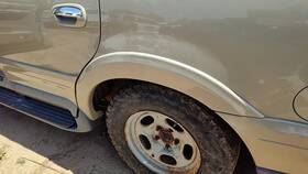 Lincoln Xl7z7829165aaa 1998 99 Navigator Driver Left Rear Wheel Flare Moulding Oem Back Gold Bi