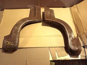 Dl-58 Made Rite 1961 Ford Galaxie Starliner 4dr Pair Quarter Panel Ftdog Legft Repair Panels