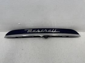670017279 Maserati 14 15 16 17 Ghibli S Rear Trunk Lid Trim Molding With Camera Blue 1558 Oem