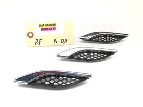 670025654 Maserati 2014-2019 Ghibli Sq4 Right Pass Front Fender Vent Grill Trim X3 Oem