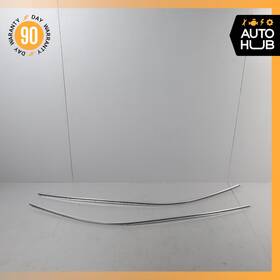 80091800 Maserati 08-19 Granturismo S M145 Exterior Door Upper Molding Trim Set Of 2 Oem