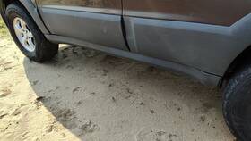 Mazda Ef9151o5044 2005-2006 Tribute Driver Left Lower Rocker Panel Moulding Side Skirt Oem