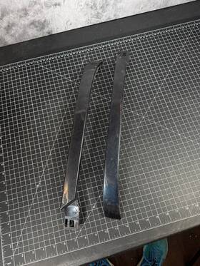 A1638260277 Mercedes Oem M-class W163 M112 97-05 Headlight Finisher Trim Set