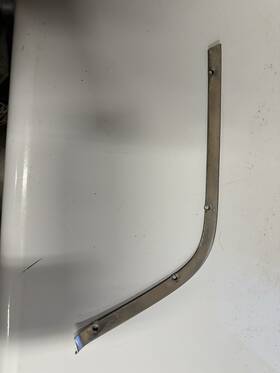 1078810132 Mercedes-benz R107 Above Headlight Eyebrow Moulding Drivers Side