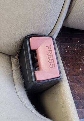 1248609469 Mercedes-benz 1248609369 E320 300ce 230ce W124 Coupe Seat Buckle Right Or Left Rear
