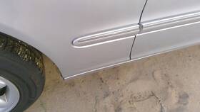 20369001629744 Mercedes-benz 2001-2005 C240 Driver Left Moulding From Fender Trim Strip Silver 744u