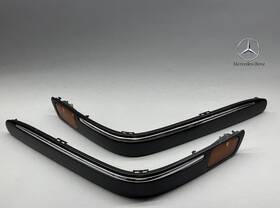 2108851821 Mercedes-benz 00-02 W210 E-class Front Bumper Right And Left Moldings