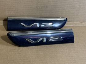 2156900462 Mercedes-benz W215 V12 Badge Emblem Cl600 Fender Strip