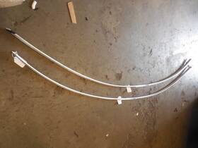 2196900139 Mercedes-benz 06-11 W219 Cls Class Pair Right Left Roof Upper Door Arch Chrome Trim