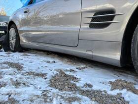 2306980254 Mercedes-benz Pewter Silver Passenger Side Rocker Panel Moulding Fits 2007 Sl550