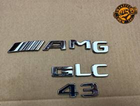 2538174800 Mercedes-benz 2017-2022 Glc43 Amg Suv - Rear Liftgate Trunk Lid Emblem Nameplate Oem