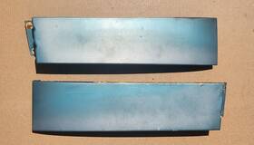 Mercedes-benz A1168840948 300sd W116 Under Headlight Headlamp Lower Cover Panel Plate Trim Set