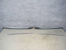 A1266981598 Mercedes-benz 86-91 W126 Front Windshield A Pillar Chrome Trim Molding Set Oem