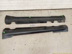 A1716980254 Mercedes-benz Slk280 Slk350 R171 Pair Of Rocker Panel Side Skirt Black Fits 2005-2011