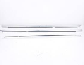 A2216903780 Mercedes-benz 07-13 S550 Rear Front Door Window Weather-strip Belt Molding Oem