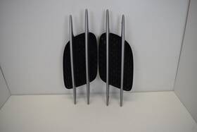 2306900236 Mercedes Benz Sl500 Sl600 Sl55 R230 2003-2008 Passenger Driver Side Fender Vent Grill Set Pair Oem