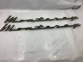 Bc-7325622-c Mercury Bc7325622c 1954 Monterey Nameplate Fender Emblem Pair