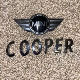 51147026180 Mini 2002-2023 Cooper Emblem Letters For Rear Liftgate Badge Logo Genuine Oem