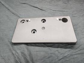 6430a161 Mitsubishi 08-15 Lancer Evolution Evo X Front License Plate Bracket Holder Oem