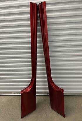 Mn159564 Mitsubishi 2006-2012 Eclipse Rocker Trim Panel Skirt Oem Rave Red P36a