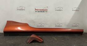 Mn175602xb Mitsubishi 06-12 Eclipse Passenger Rocker Panel Trim Side Skirt Molding Sunset Orange M03