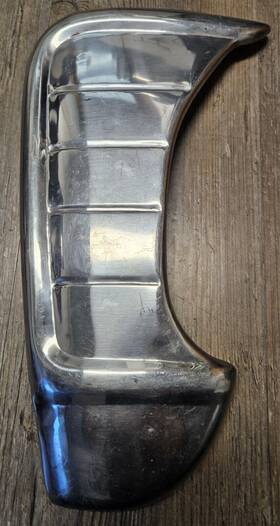 1299820 Mopar 1949 1950 Plymouth Special Deluxe Left Rear Fender Stone Shield Oem