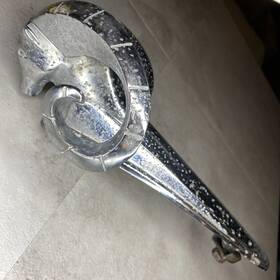 1456250 Mopar Barn Find Vtg 1950 S Dodge Ram Hood Ornament Oem 9583 Pitted