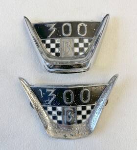 1691200 Mopar 1956 Chrysler 300 B Medallion Emblem Badges Trunk And Front Letter Series 2dr Ht