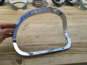 1770770 Mopar 1957 1958 1959 Chrysler Right Front Fender Headlight Surround Trim Ring Bezel