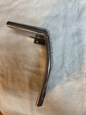19-da-71 Mopar 1971 Dodge Dart Swinger Drivers Side Fender Extension Chrome Ships Free