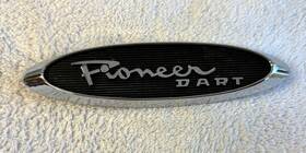 Mopar 2161713 1960 Dodge Pioneer Dart Glove Box Door Emblem Nameplate Badge