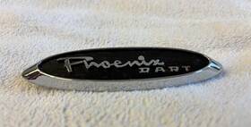 Mopar 2161714 1960 Dodge Phoenix Dart Glove Box Door Emblem Nameplate Badge