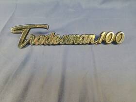 2956456 Mopar 1969 70 71 72 73 74 75 76 77 Dodge B-van Fender Namplate Tradesman 100 Original