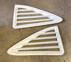 4073244 Mopar 1978 Dodge Aspen R/t Plymouth Volare Super Coupe 1/4 Window Louvers Vents 78