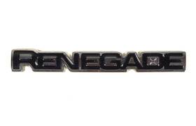 52005057o Mopar 2015-2023 Jeep Renegade Lh Driver Door Emblem Nameplate Oem