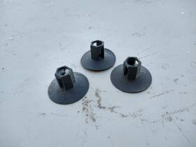 6508009aa Mopar Oem Push On Nut Set Of 3 Cowl Insulation And Carpet Retainer Dodge Jeep